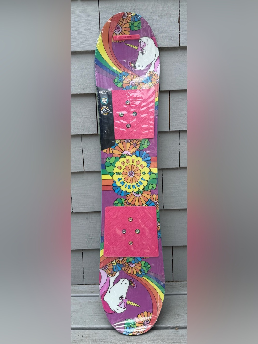 NWT Burton Chicklet 100cm Girls Snowboard Unicorn Rainbow NEW